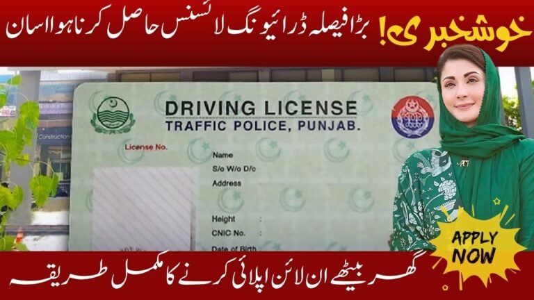 Punjab Driving License 2025: Easy Online Application