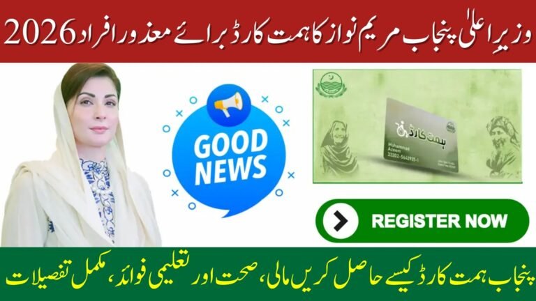CM Punjab Himmat Card Scheme