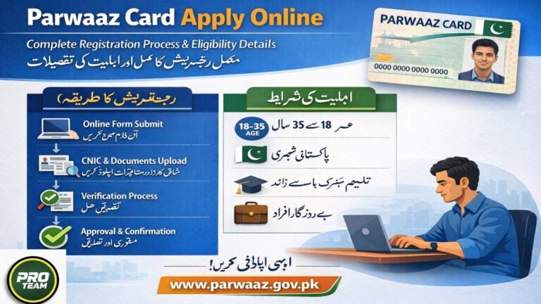 Parwaaz Card Apply Online – Complete Registration Process & Eligibility Details