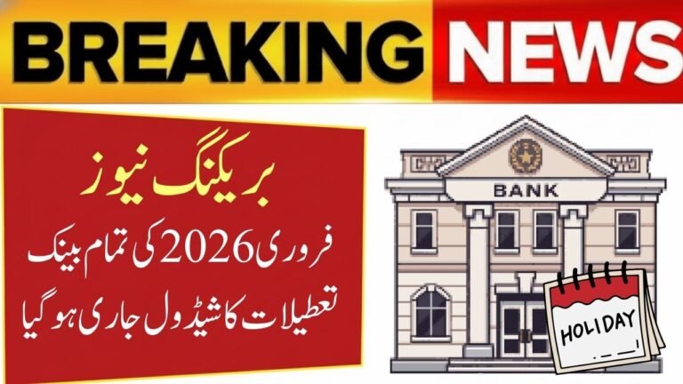 Bank holidays in Pakistan