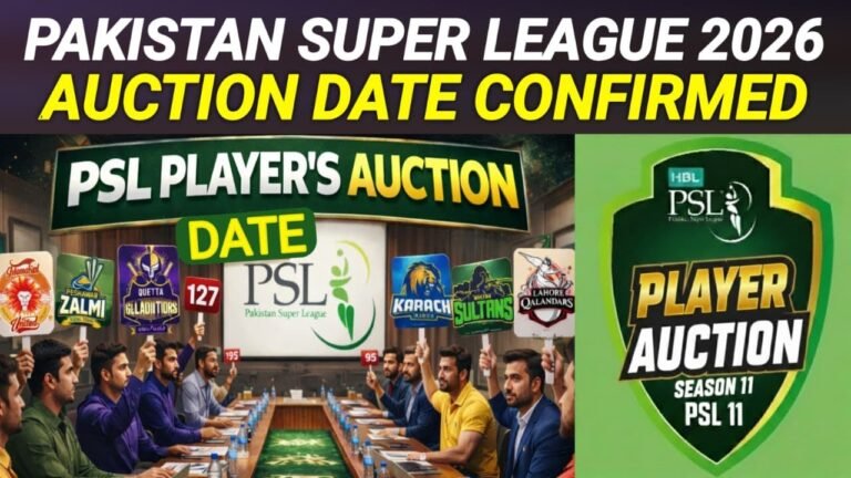 PSL 11 Auction Date Confirmed