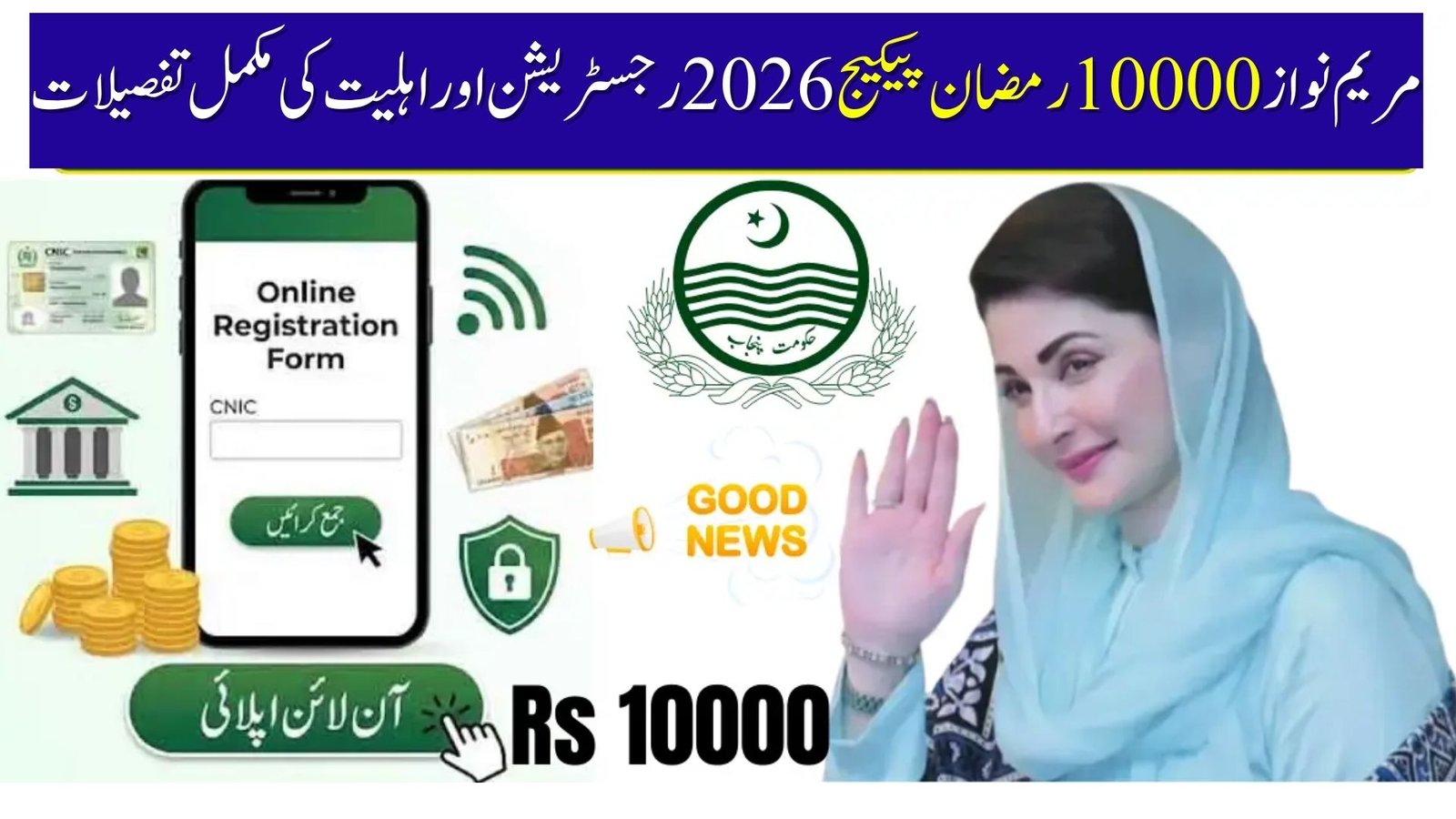Maryam Nawaz 10000 Ramzan Package
